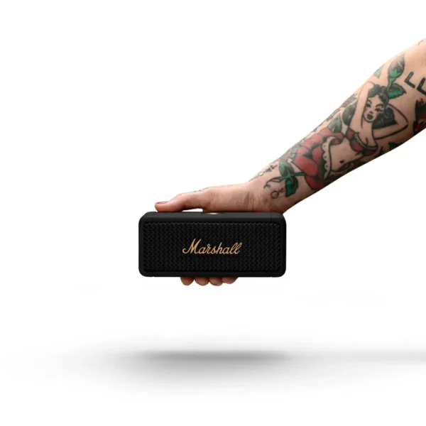 Marshall Emberton II Portable, Water Resistant Speaker, in Black and Steel - Image 5