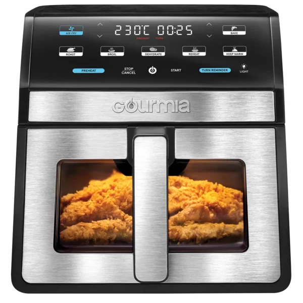 Gourmia 7.6L Digital Air Fryer, Black With Light & Window GAF858 - Image 6