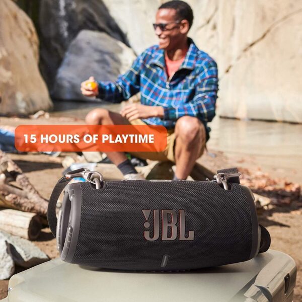 JBL Xtreme 3 - Wireless, portable waterproof speaker with Bluetooth with charging cable, in Black - Image 5